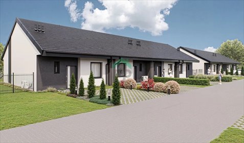 Nowoczesny dom szeregowy 64 m² z ogródkiem - Myszków dom Myszków