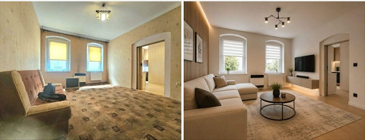 Na sprzedaż mieszkanie do remontu 44 m² w Gliwicach mieszkanie Gliwice, Baildona, Szara