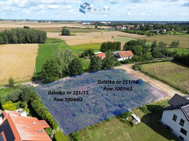 działka na sprzedaż 1001m2 działka Ostróda