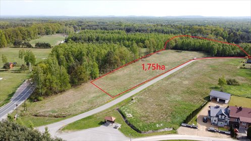 Do sprzedania działka 17 500 m² z możliwością podziału i pełnym uzbrojeniem działka Rudy-Rysie