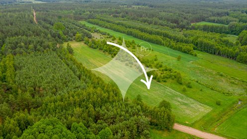 działka na sprzedaż 1076m2 działka Koźliki