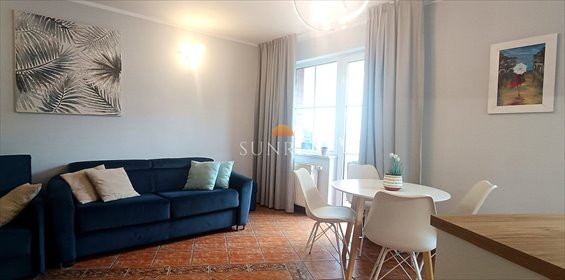 Sprzedam 40 m² apartament w Grzybowie z balkonami i własnym ogrzewaniem mieszkanie Grzybowo, Zielona