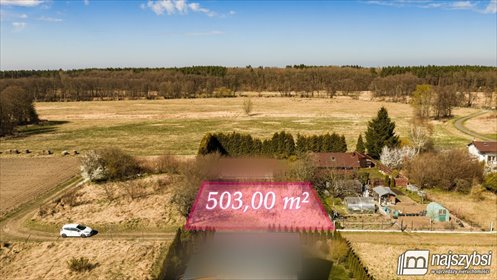 Urokliwa działka rekreacyjna 503 m2 w Rościęcinie. działka Rościęcino