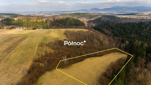 Na sprzedaż działka 1,87 ha pod zabudowę i rekreację w Ponikwie działka Ponikwa