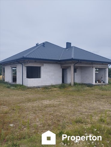 Solidny dom w stanie surowym z dużą działką 1175 m² dom Mława, Jutrzenki