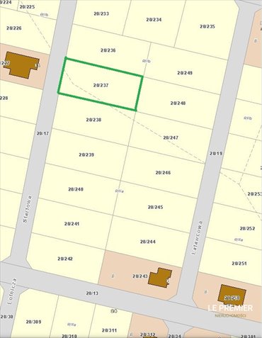 działka na sprzedaż 1086m2 działka Kębłowice, Startowa