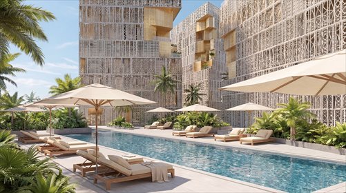 Nowoczesny 2-pokojowy apartament z basenami w Dubaju mieszkanie Jebel Ali Village, Discovery Gardens, Jebel Ali Village, Dubaj