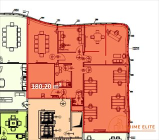 Nowoczesne biuro 180 m2 na Mokotowie, klimatyzacja, open space lokal użytkowy Warszawa, Mokotów, Wincentego Rzymowskiego