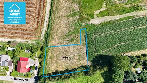 Do sprzedania działki budowlane 1193-1773 m² w Wiślinku działka Wiślinka, Sadowa