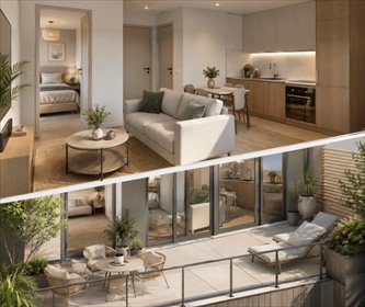 Na sprzedaż funkcjonalne 2-pokojowe mieszkanie 32,45 m² z tarasem mieszkanie Wrocław, Szczepin