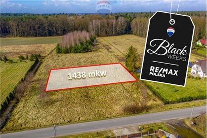 działka na sprzedaż 1438m2 działka Nowe Chrusty