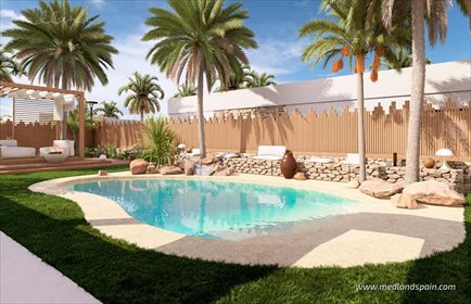 Luksusowa villa 4 pok. z basenem w Altaona Golf Murcia dom Murcja