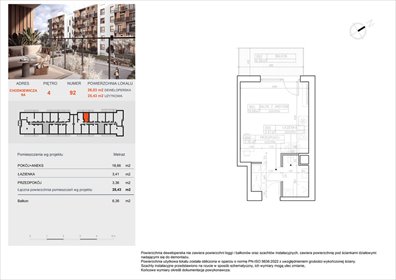 mieszkanie na sprzedaż 25m2 mieszkanie Bydgoszcz, Bielawy, Jana Karola Chodkiewicza