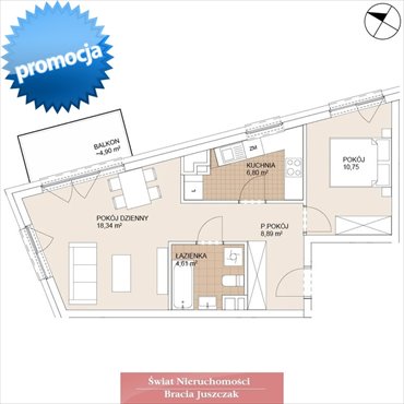 Wrocław, Szczepin, 49,39 m2 - zapraszam mieszkanie Wrocław, Szczepin, Szczepin