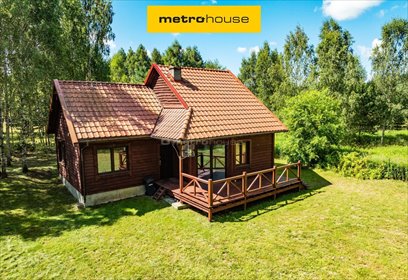 Dom 98,54 m² w Gąsiorowie Olsztyneckim (nad jeziorem) dom Gąsiorowo Olsztyneckie