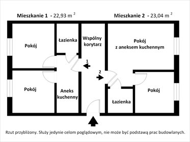 mieszkanie na wynajem 23m2 mieszkanie Szczytno, Jarosława Dąbrowskiego