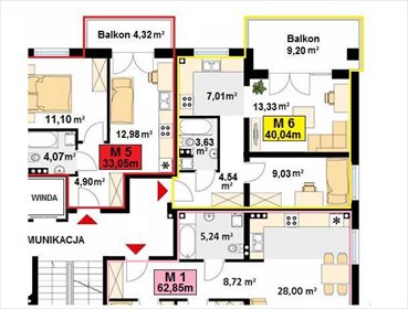 mieszkanie na sprzedaż Wadowice Jasna 40,04 m2