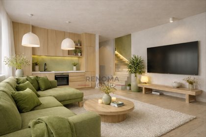 Nowoczesne domy bliźniacze 112 m² z garażem i ogrodem dom Trzebnica