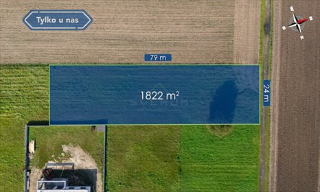 działka na sprzedaż 1800m2 działka Rzerzęczyce, Zachodnia