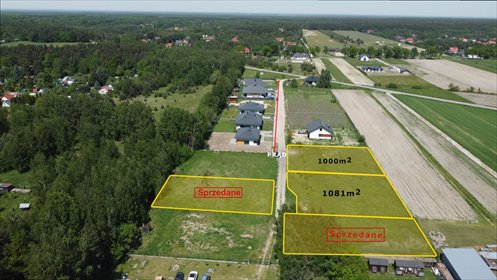 działka na sprzedaż 1000m2 działka Grądy