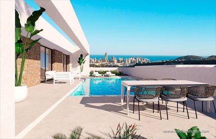 Ekskluzywne domy z basenem i panoramicznymi widokami dom Finestrat
