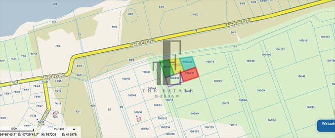 działka na sprzedaż 5500m2 działka Sarbsk, Przybrzeże