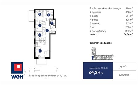 mieszkanie na sprzedaż 64m2 mieszkanie Lublin, Centrum, Centrum
