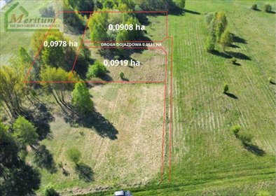 działka na sprzedaż 908m2 działka Bóbrka