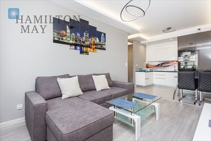 Nowoczesny 52 m² apartament z balkonem i pełnym wyposażeniem mieszkanie Kraków, Grzegórzki, Fabryczna