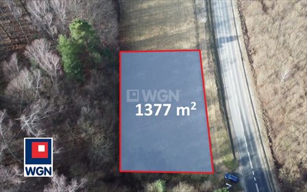 Sprzedam działkę 1377 m² z mediami i dostępem do asfaltu działka Mstów, Wolności