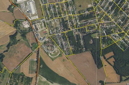działka na sprzedaż 1197m2 działka Rusiec