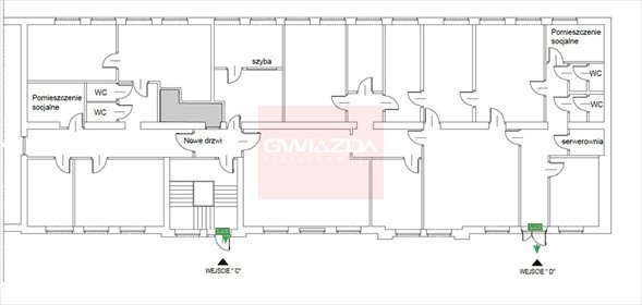 Nowoczesne biuro 372 m² z serwerownią i parkingiem lokal użytkowy Warszawa, Ochota