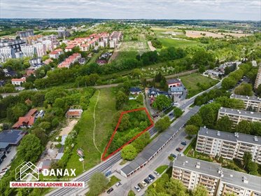 działka na sprzedaż 1426m2 działka Kraków, Prądnik Czerwony, Powstańców