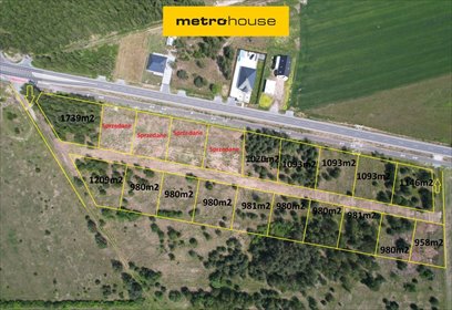 działka na sprzedaż 980m2 działka Czosnówka, Bialska