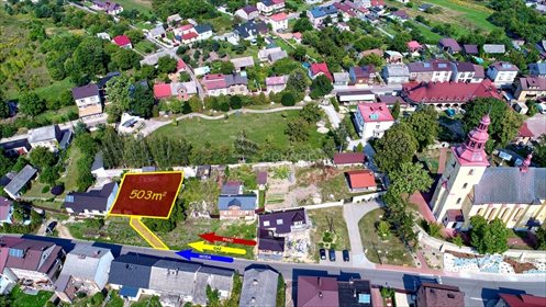 Działka budowlana na sprzedaż Myszków, Mrzygłód, Królowej Jadwigi 503m2 Foto 1