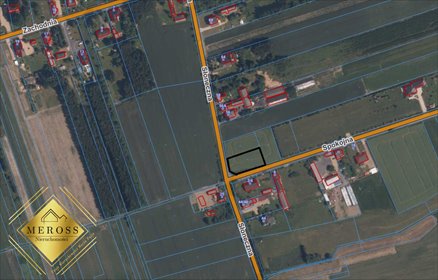 Działka 1370 m² z mediami - plan zabudowy mieszkaniowej działka Grabówka