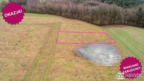 działka na sprzedaż 1118m2 działka KOŁOBRZEG, Gościno