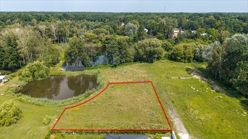 Działka 1000 m² przy stawie, cisza i prywatność - polecam! działka Żółwin, Rozlewisko