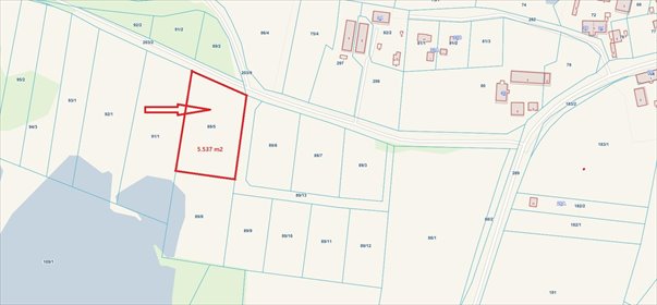 Działka 5537 m² pod rekreację blisko lasu i jeziora działka Stojkowo