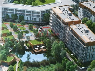 Nowoczesne 3-pokojowe mieszkanie z dużym balkonem i widokiem mieszkanie Warszawa, Mokotów, Bergamotki