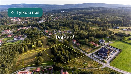 Działki inwestycyjne w Polanicy Zdrój, media, 3 359 m2 działka Polanica-Zdrój, Zdrojowa