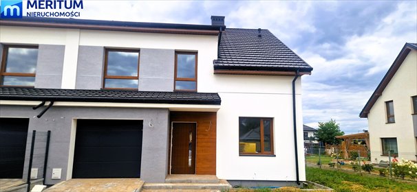 Nowoczesny bliźniak 170 m², garaż, duża działka dom Książenice