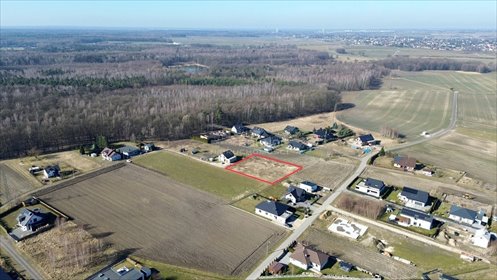 Działka budowlana na sprzedaż Chudów, Leśna 2 037m2 Foto 4