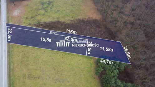 działka na sprzedaż 1158m2 działka Dobra