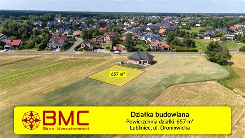 działka na sprzedaż 657m2 działka Lubliniec, Droniowicka