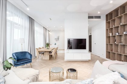 Nowoczesny apartament 127m2 z balkonem i parkingiem. mieszkanie Warszawa, Śródmieście Powiśle, Leszczyńska