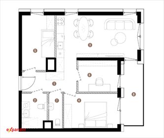 Nowoczesne 4-pokojowe mieszkanie 62 m² w Katowicach zapraszam mieszkanie Katowice, Przemysłowa