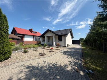 Do sprzedania nowoczesny dom 87 m² z ogródkiem w Skępem dom Skępe, Grzybowa