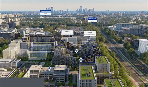 Sprzedam przestronne 48 m² mieszkanie z balkonem i miejscem parkingowym mieszkanie Warszawa, Mokotów, Ksawerów, Wołoska