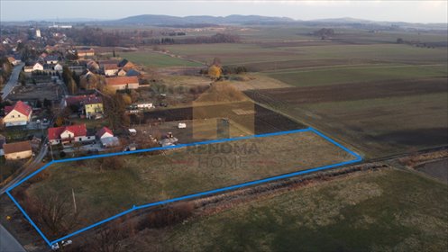 Działka budowlana 6100 m² z widokiem na Góry Sowie działka Jaźwina